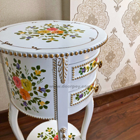 Garden Glow Round Wooden Table