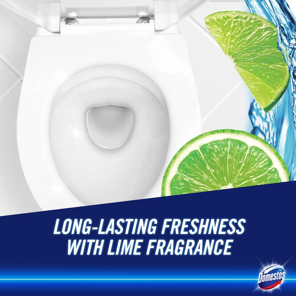 Domestos Power 5 Rim Block Lime 55G