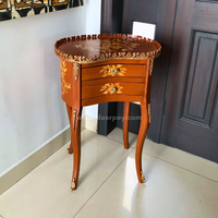 Rustic Revival Kidney Wooden Table