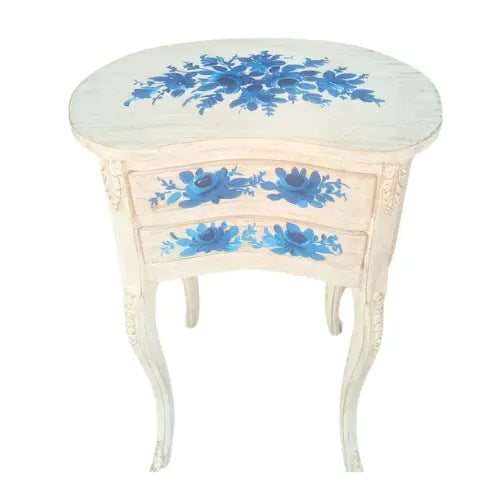 Solid Wood Kidney Table, Round Table and Accent Table available with free Cash on Delivery, home delivery nationwide. Best wooden table designs made from solid wood and adorned with metal trims, functional drawers for storage. Get the best price for wooden tables in Pakistan only on Doorpey.