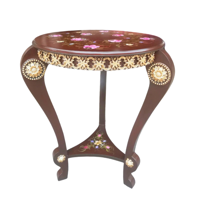 Rococo Rose - French End Table
