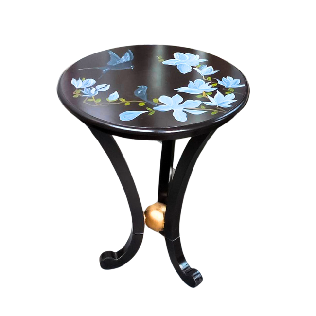 Twilight Blossom - French End Table