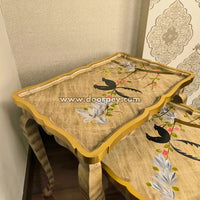 Bird Perch Wooden Nesting Table