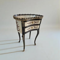 Classic Crest side table showcasing timeless design and refined craftsmanship