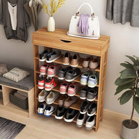 Step Stacker Shoe Rack featuring 5 spacious shelves for organized storage