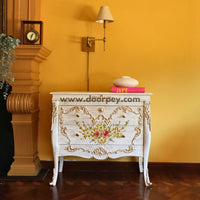 Petal Serenade - Wooden Dresser