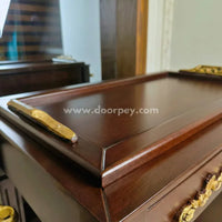 Regency Classic Wooden Trolley - Removable Tray Top & Two Drawers