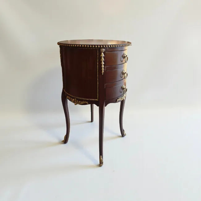 Royal Bastion wooden table styled as a luxury side table in a classic interior