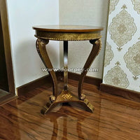 Rustic Bloom - French End Table