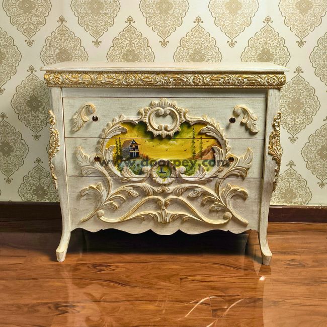 Wooden dresser with two drawers in Pakistan