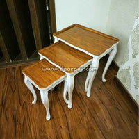 Oakline Wooden Nesting Table