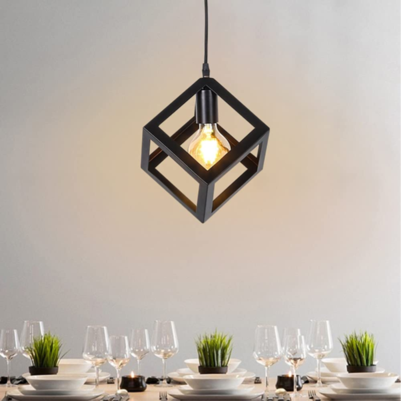 Square Cube Hanging Light