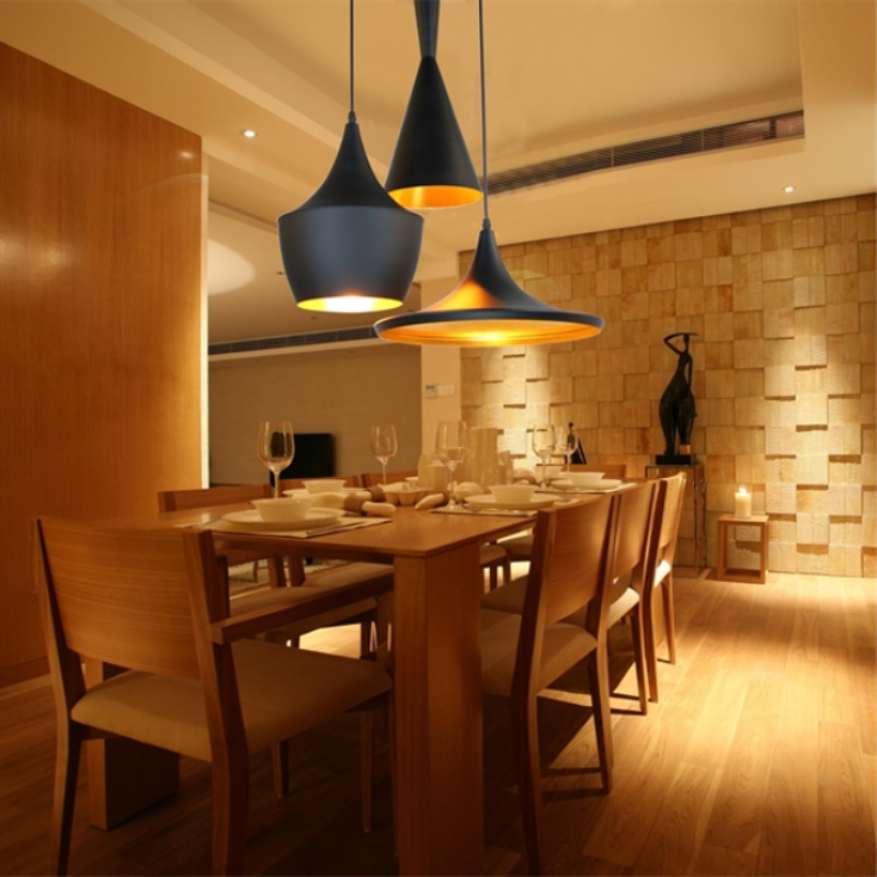 Round Base 3 in 1 Vintage Hanging Light