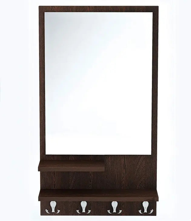 Alma Wall Dressing Mirror With Shelves