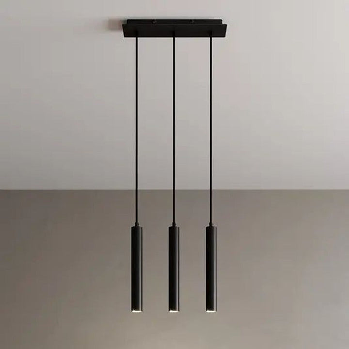 Buy Set of Three Sleek Metal Hanging Lights with Rectangular Base online on Doorpey.com. Explore our wide range of hanging lights, wall mounted lights, ceiling lights, pendant lights and many other lights for home and office use.