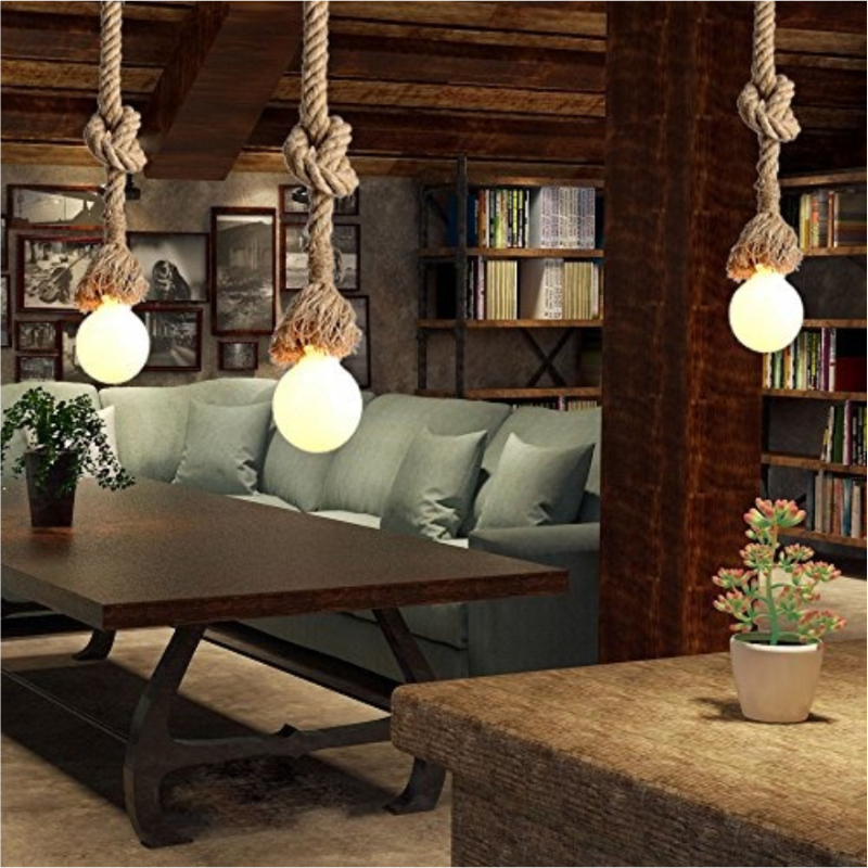 Modern Hanging Rope Light