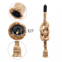 Round Base 3 in 1 Rope Hanging Light cash on delivery on doorpey.com