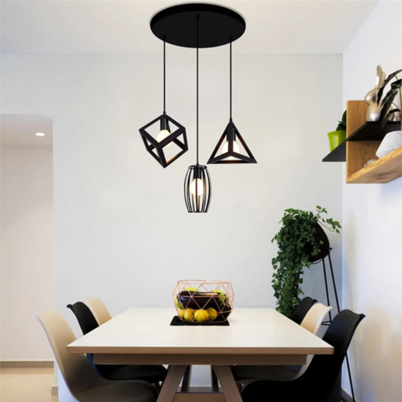 Three Assorted Hanging Lights