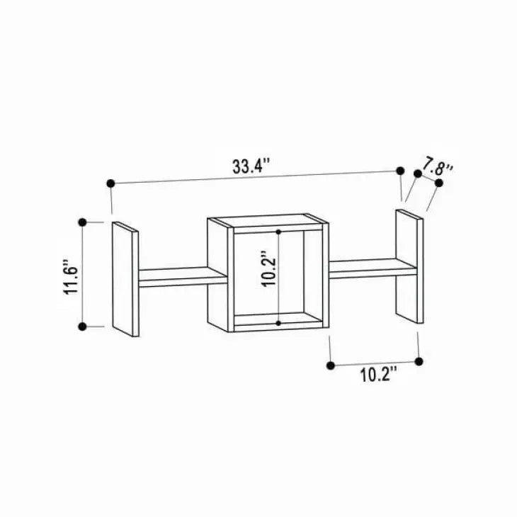 Buy Serenity Wave Wall Shelf | Modern Wood Wall Decor  online on doorpey.com Get other furniture and home decor items delivered to your door. Cash on delivery and nation-wide delivery available