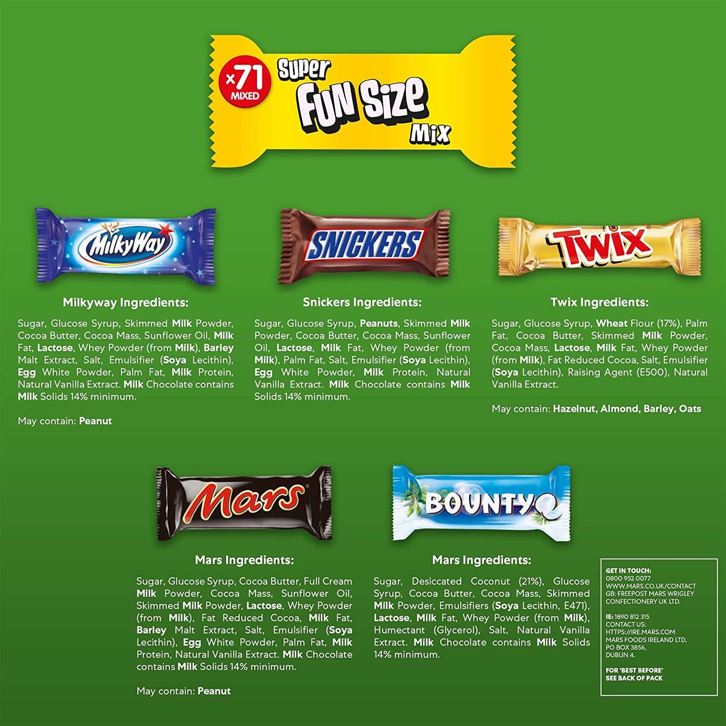 Mars Fun Size Mix 1.4kg