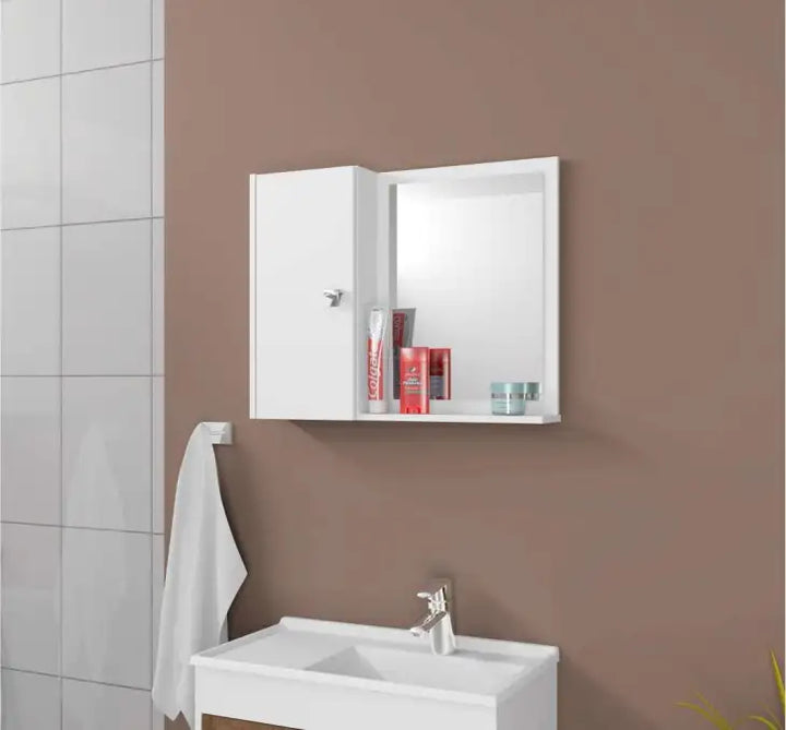 Buy Modern Bathroom Cabinet with Mirror and Shelves online on doorpey.com Get other furniture and home decor items delivered to your door. Cash on delivery and nation-wide delivery available