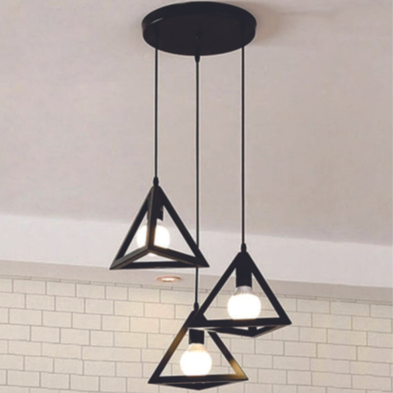 Tripple Triangle Hanging Light