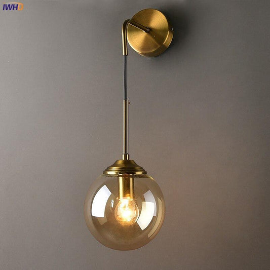 Buy Golden Wall Mounted Light with Glass Ball online on Doorpey.com. Explore our wide range of hanging lights, wall mounted lights, ceiling lights, pendant lights and many other lights for home and office use.