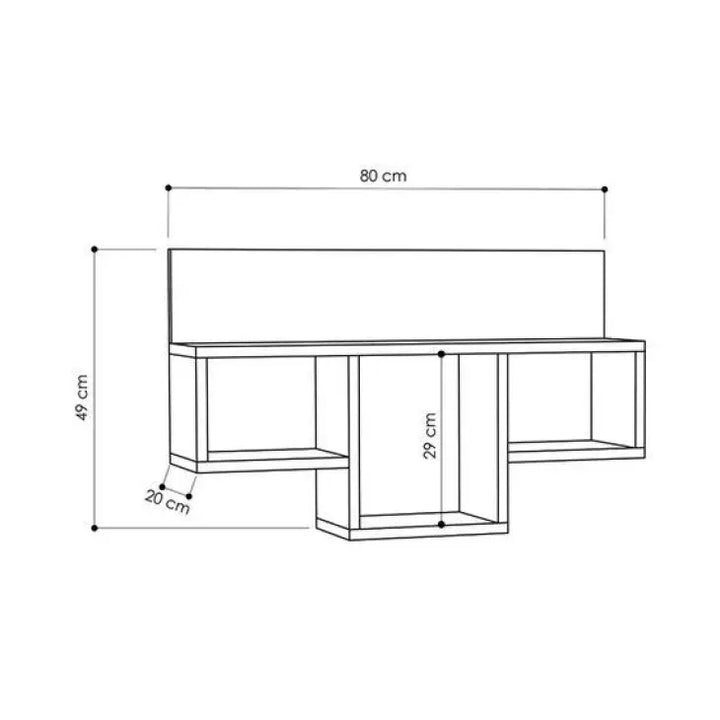 Buy ContempoShelf - Stylish Wall Display Shelf online on doorpey.com Get other furniture and home decor items delivered to your door. Cash on delivery and nation-wide delivery available