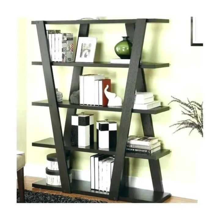 Buy Sleek Elegance - Modern Deco Book Rack online on doorpey.com Get other furniture and home decor items delivered to your door. Cash on delivery and nation-wide delivery available