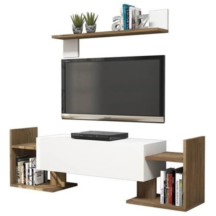 Buy VistaWall - Contemporary Media Wall TV Stand | Entertainment Center online on doorpey.com Get other furniture and home decor items delivered to your door. Cash on delivery and nation-wide delivery available