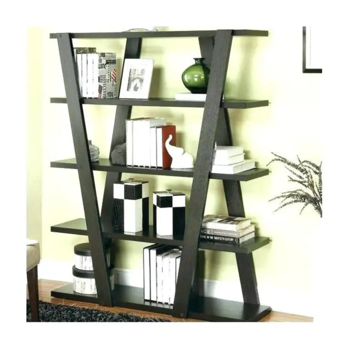 Buy Sleek Elegance - Modern Deco Book Rack online on doorpey.com Get other furniture and home decor items delivered to your door. Cash on delivery and nation-wide delivery available