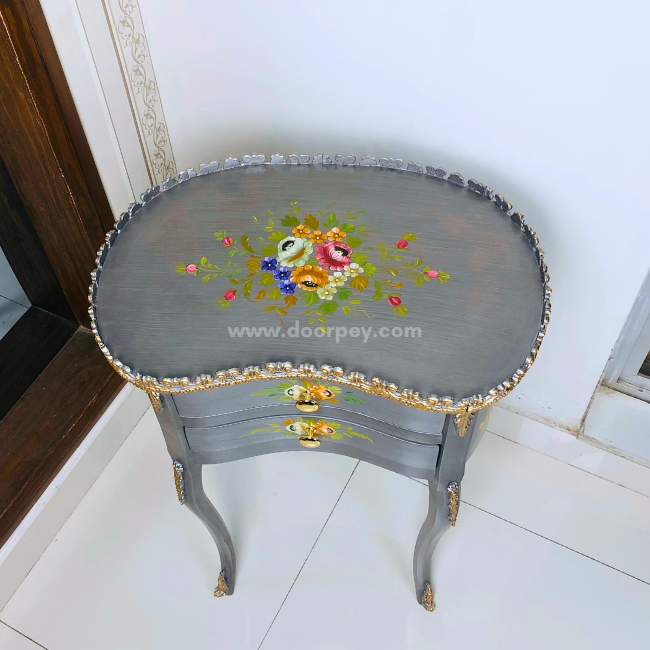 Enchanted Arc Kidney Wooden Table