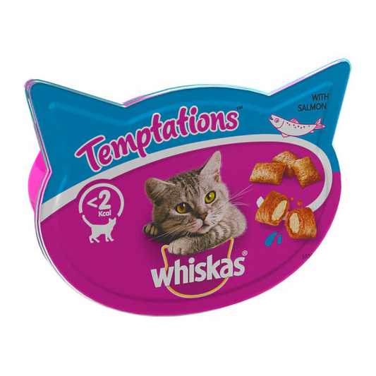 Whiskas Temptation With Salmon 60g Pouch x 3
