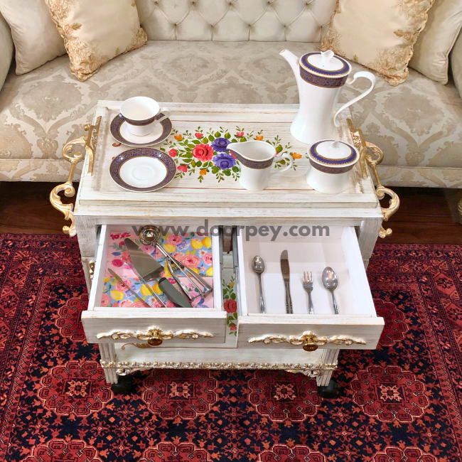 Petal Duo Harmony - Removable Tray Top &  Two Drawers