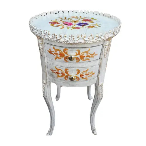 Solid Wood Kidney Table, Round Table and Accent Table available with free Cash on Delivery, home delivery nationwide. Best wooden table designs made from solid wood and adorned with metal trims, functional drawers for storage. Get the best price for wooden tables in Pakistan only on Doorpey.