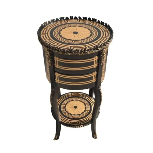 Solid Wood Kidney Table, Round Table and Accent Table available with free Cash on Delivery, home delivery nationwide. Best wooden table designs made from solid wood and adorned with metal trims, functional drawers for storage. Get the best price for wooden tables in Pakistan only on Doorpey.
