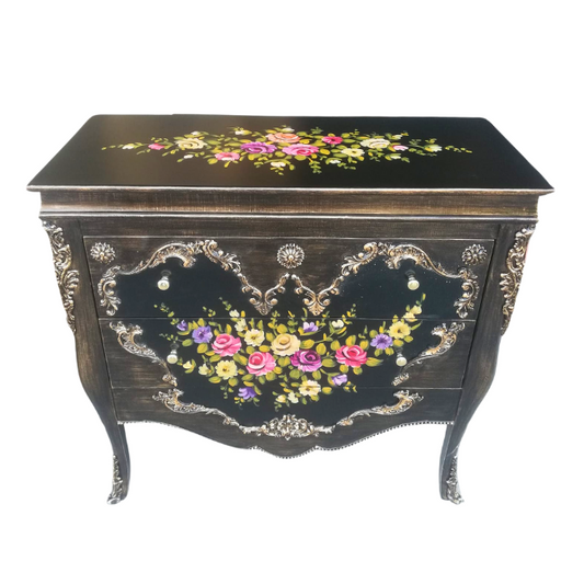 Lush Florals - Wooden Dresser