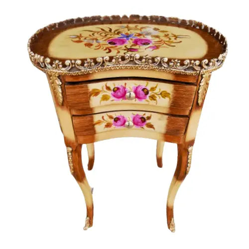 Solid Wood Kidney Table, Round Table and Accent Table available with free Cash on Delivery, home delivery nationwide. Best wooden table designs made from solid wood and adorned with metal trims, functional drawers for storage. Get the best price for wooden tables in Pakistan only on Doorpey.