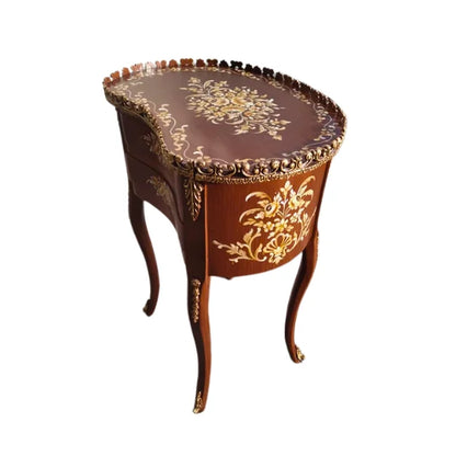 Solid Wood Kidney Table, Round Table and Accent Table available with free Cash on Delivery, home delivery nationwide. Best wooden table designs made from solid wood and adorned with metal trims, functional drawers for storage. Get the best price for wooden tables in Pakistan only on Doorpey.