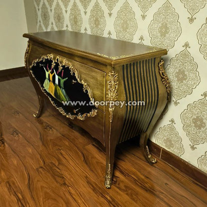 Whirling Grace - Wooden Dresser