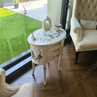 Aviary Hand Painted Wooden Table