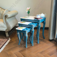 Bluebell Wooden Nesting Table