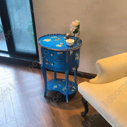 Celeste Hand Painted Wooden Table