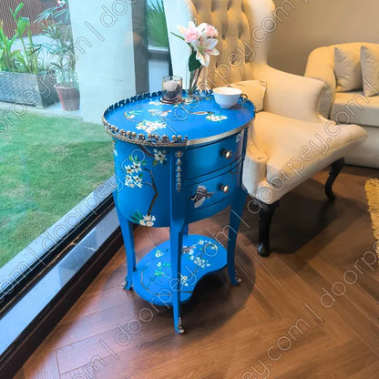 Celeste Hand Painted Wooden Table