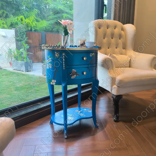 Celeste Hand Painted Wooden Table