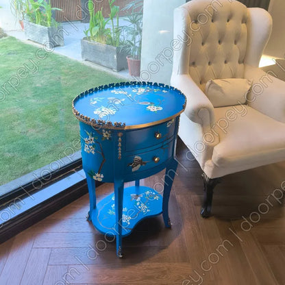 Celeste Hand Painted Wooden Table