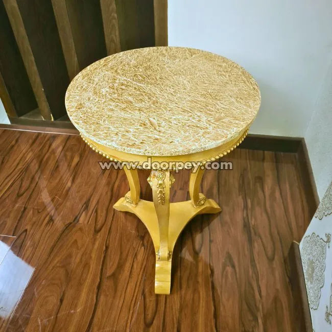 Golden Fern - French End Table