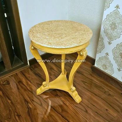 Golden Fern - French End Table