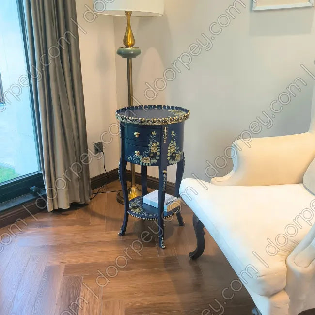 Sapphire Royale Hand Painted Wooden Table