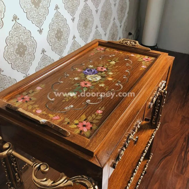 Petal Triple Harmony - Removable Tray Top &  Two Drawers